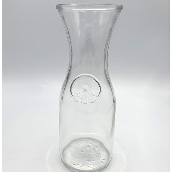 Libbey Half-Liter Glass Wine Decanter Jug Vase Embossed (97001) Made in Mexico - Picture 4 of 7